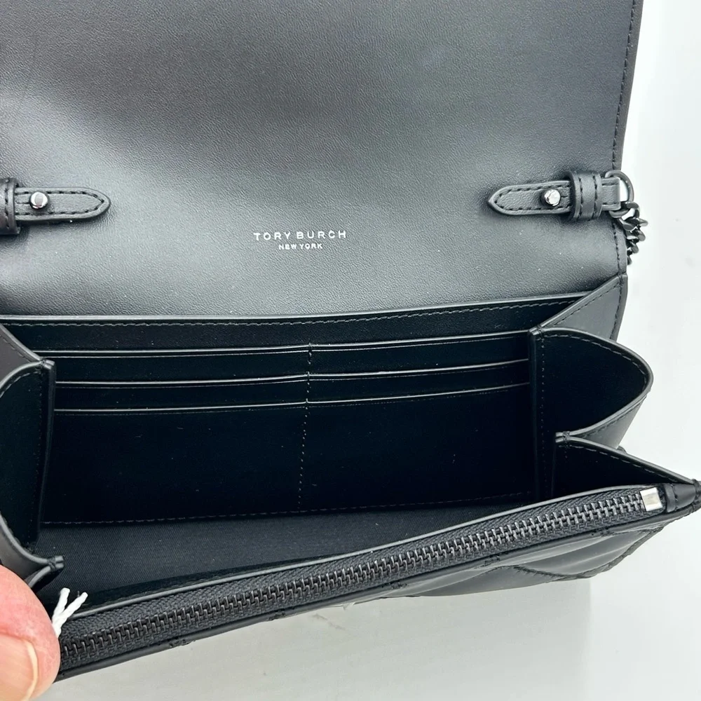 Women's Tory Burch matte chain wallet Crossbody NWT